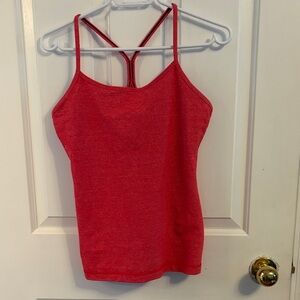 Women's Red Heather Strappy Lululemon Tank Top